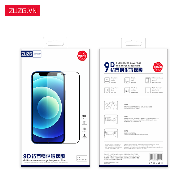 Cường lực 9D Diamond iPhone ZUZG