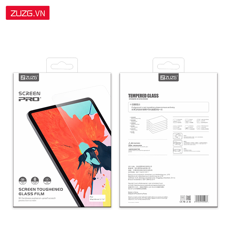 Cường lực iPad ZUZG