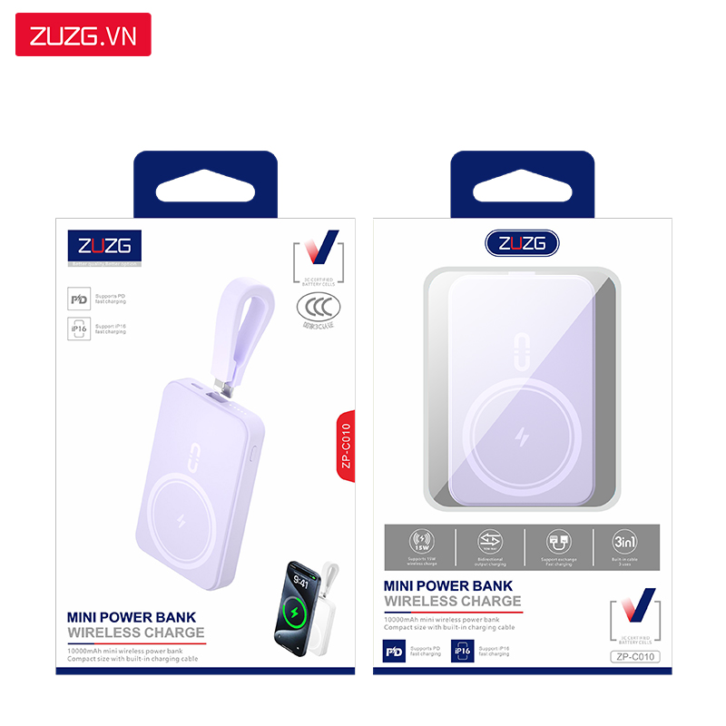 Sạc dự phòng 10000mAh 20W - C010