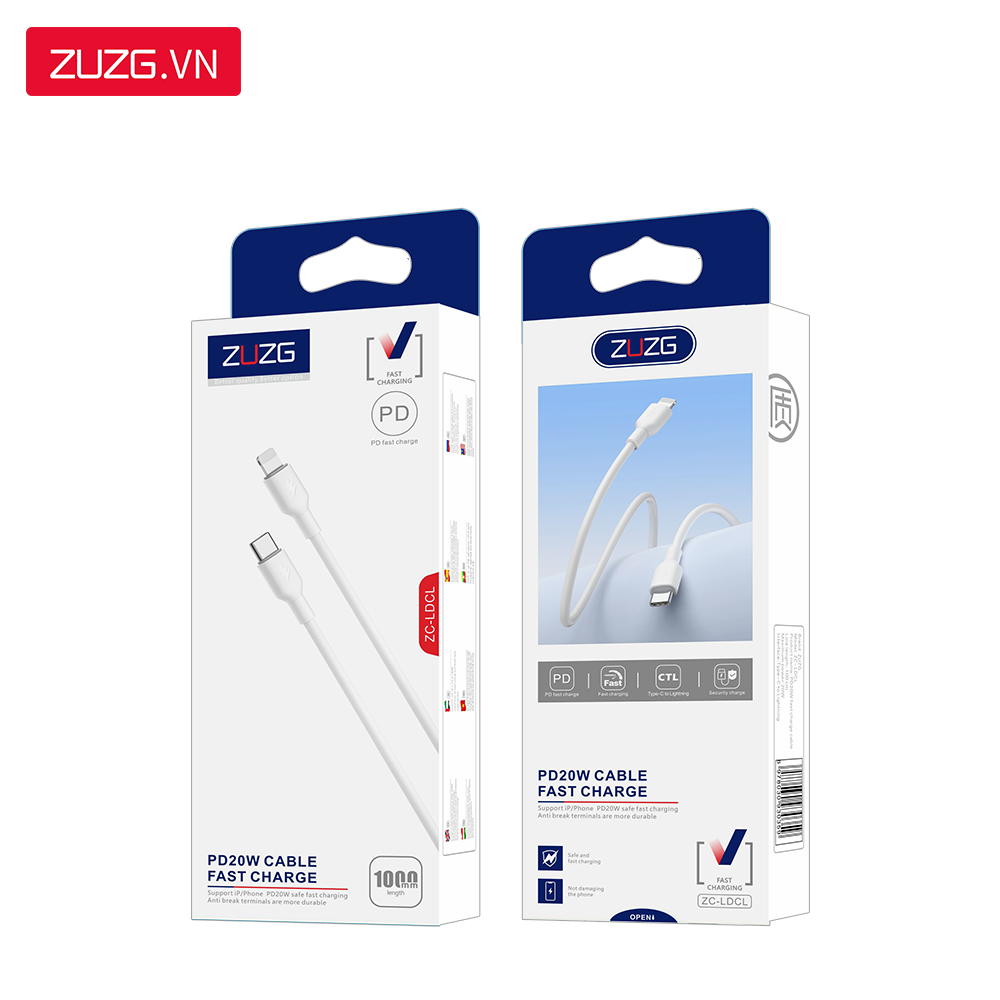 Cáp sạc nhanh C-L ZUZG - LDCL