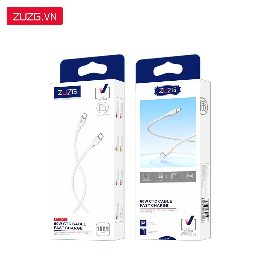 Cáp sạc nhanh C-C ZUZG - LDCC